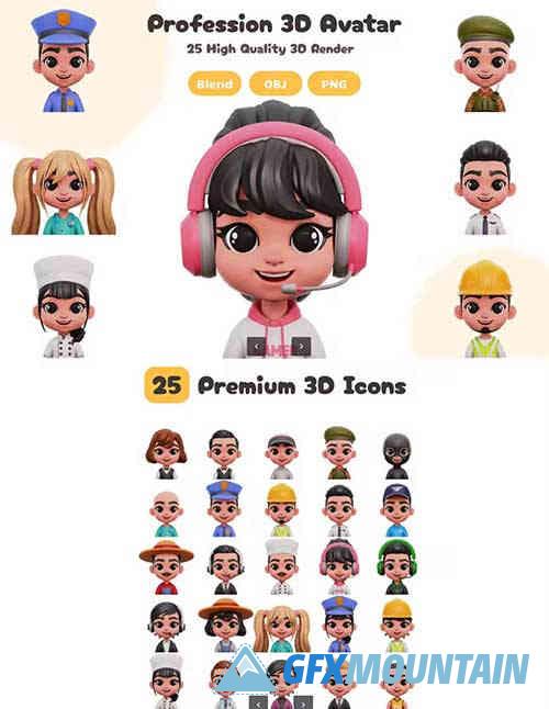 Profession 3D Avatar Pack