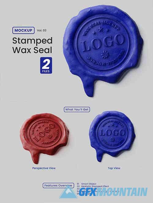Wax Seal Mockup