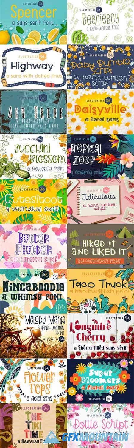 Summer Days Font Bundle