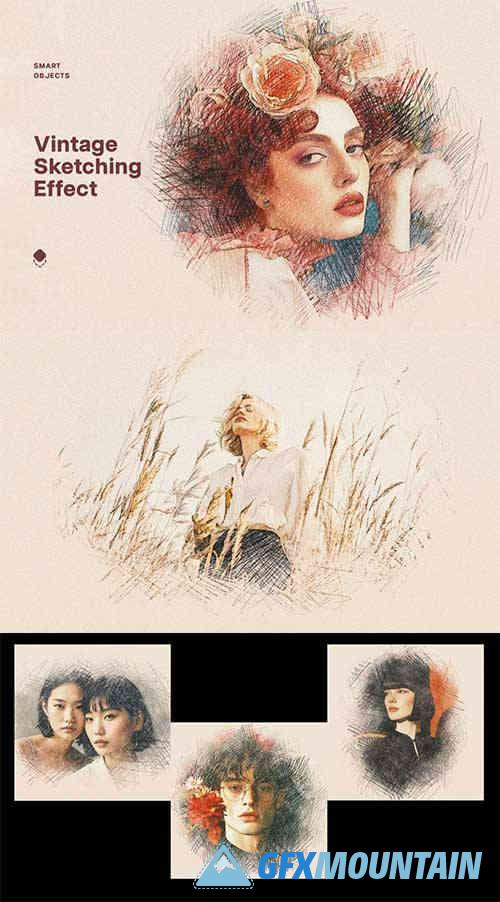 Vintage Sketching Effect