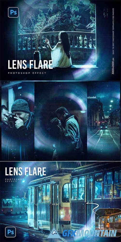 Lens Flare Photo Effect