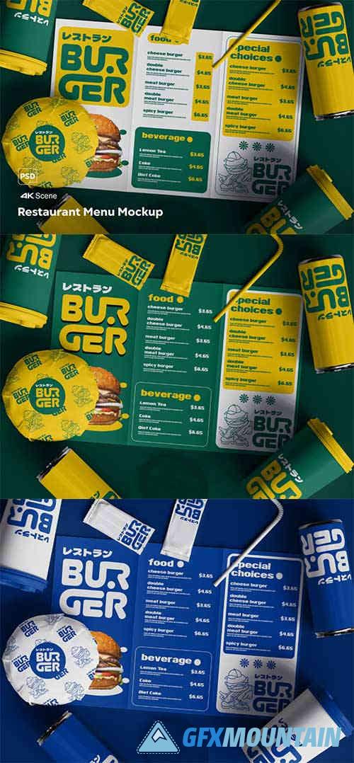 Restaurant Menu Mockup