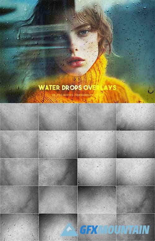 Water Drops Overlays