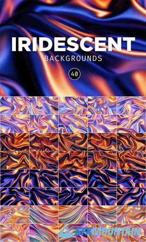 Iridescent Holographic Backgrounds