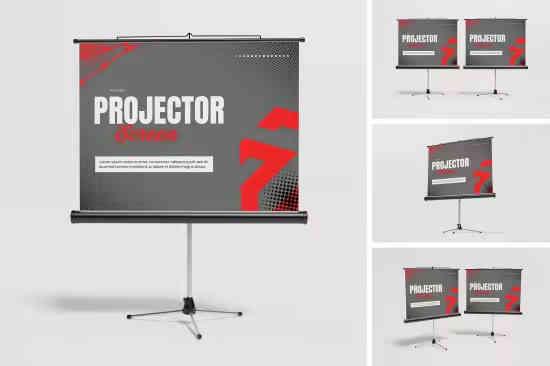 Projector Screen Mockup