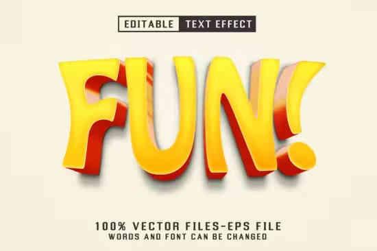 Fun 3d Text - Editable Text Effect