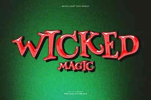 Witch Light Text Effect
