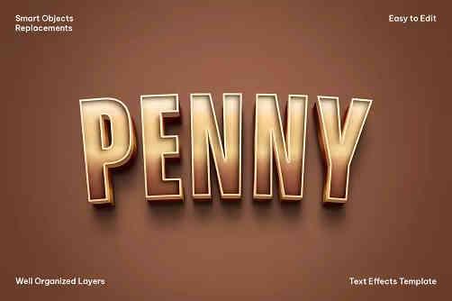 Penny Text Effect