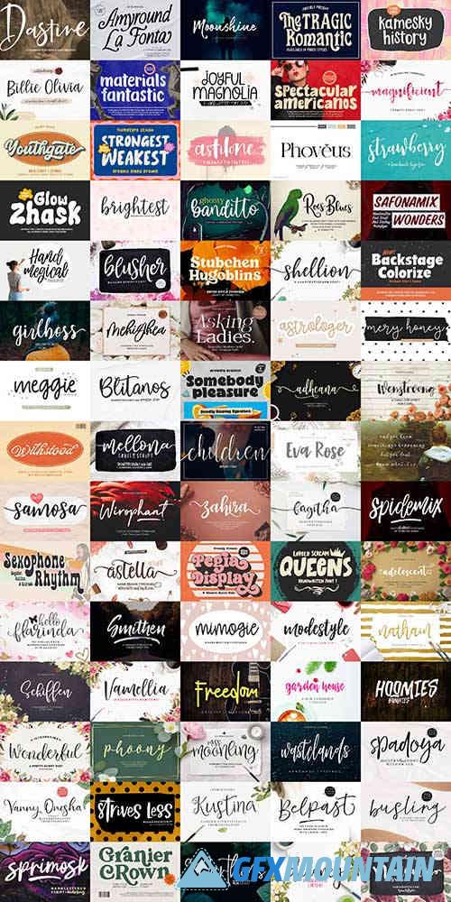 Chic & Sweet Wedding Font Bundle