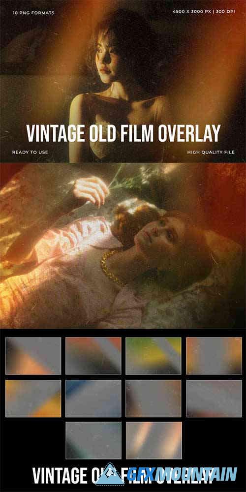 Vintage Old Film Overlay