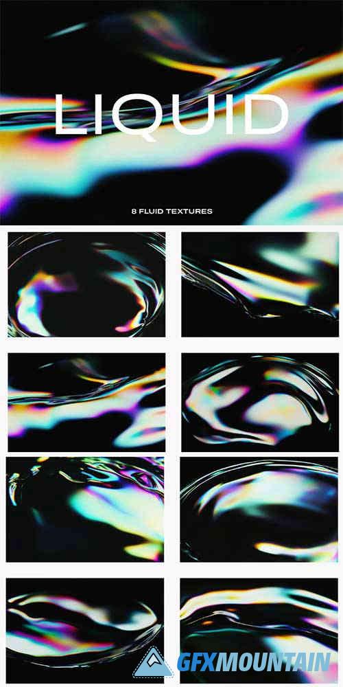 Rainbow Liquid Textures