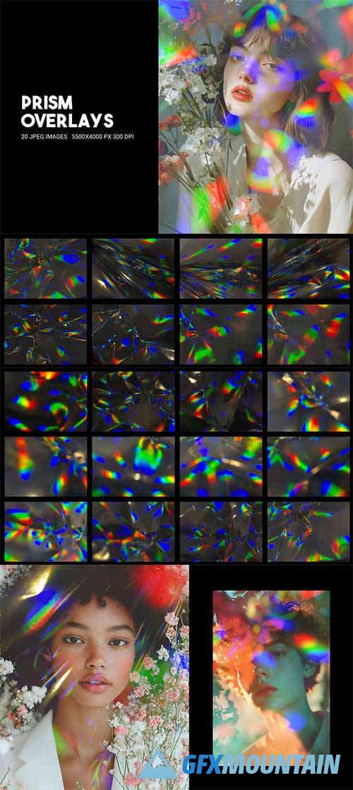 Prism Overlays – 20 JPEG Light Effects Pack
