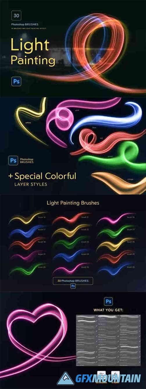 Light Painting Photoshop Brushes