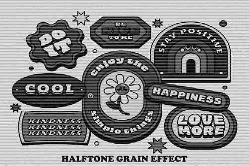 Halftone Grain Effect