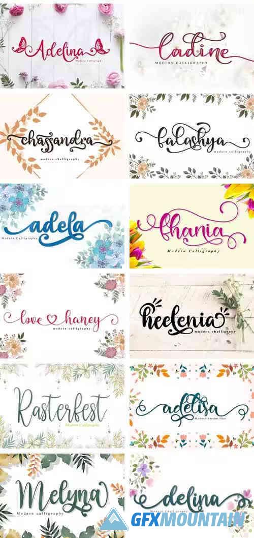 Beauty Handwritten Font Bundle