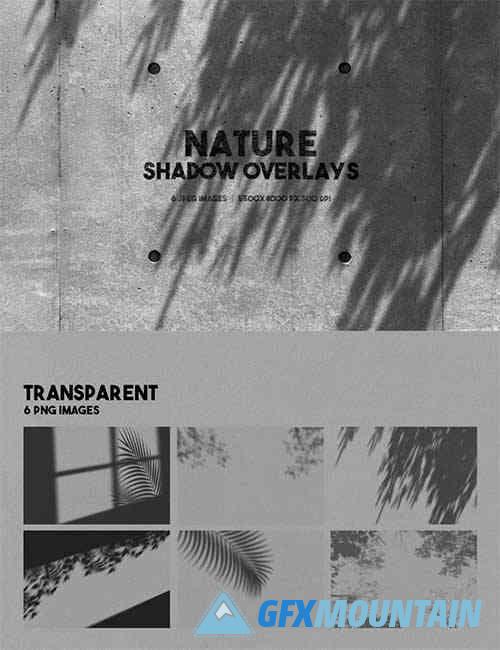 Transparent Nature Shadow Overlays Collection