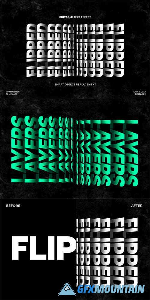 Flip Book Text Effect