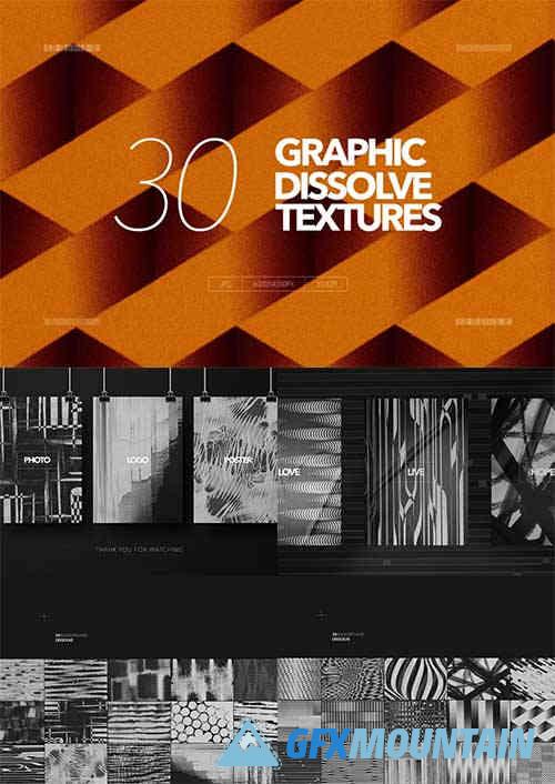 Graphic Dissolve Textures