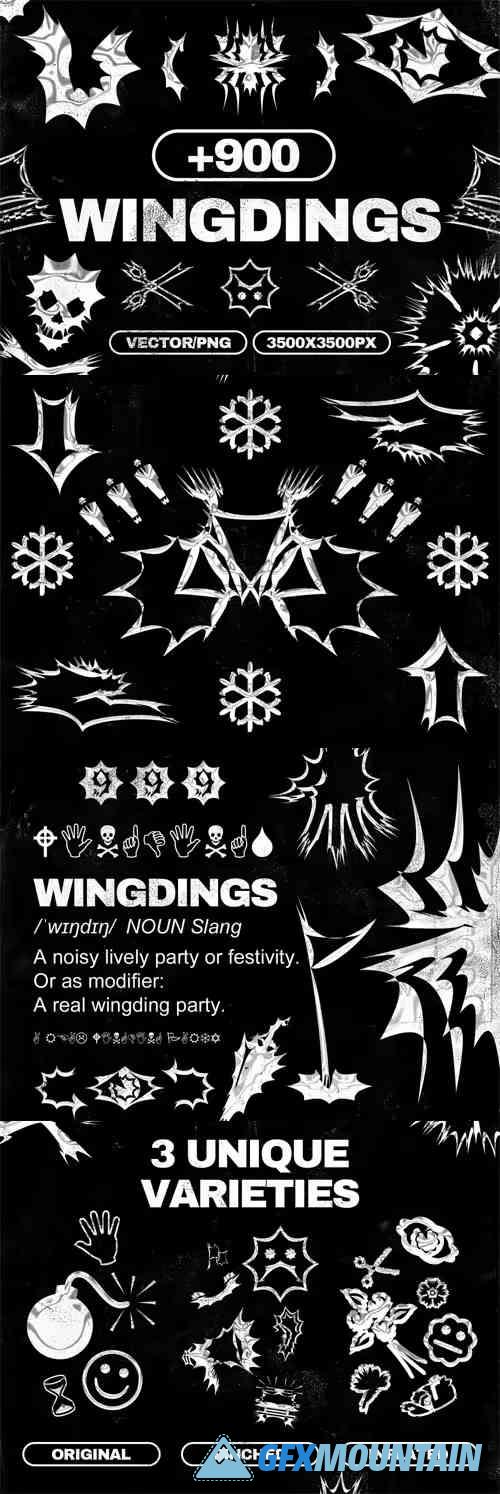 Wingding Shapes Pack