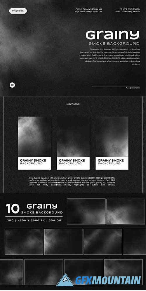 Grainy Smoke Overlay