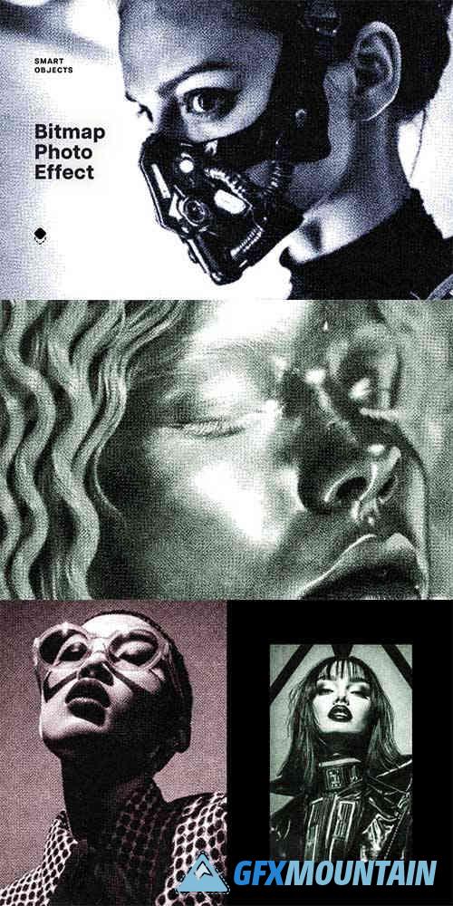 Dithering Bitmap Photo Effect