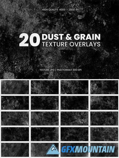 Dust & Grain Texture Overlays