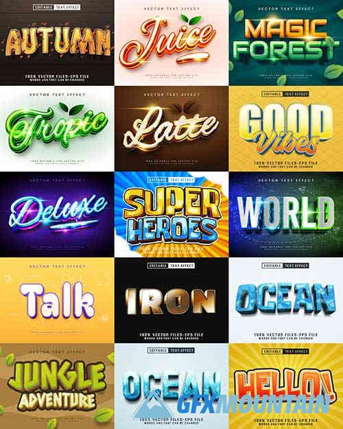 Editable Text Effect