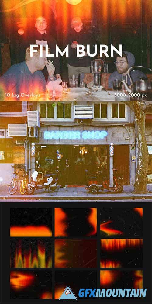 Film Burn Overlay Texture