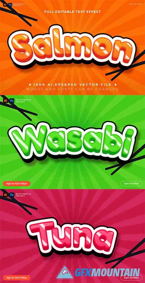 Sushi Pop Bubble Text Effect