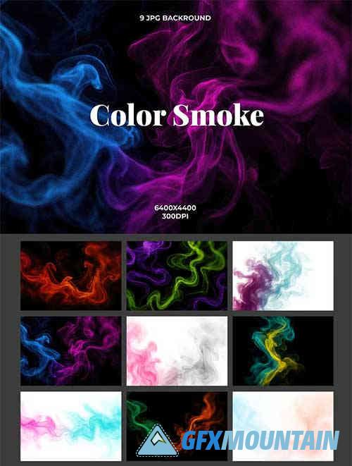 Vivid Abstract Smoke Backgrounds
