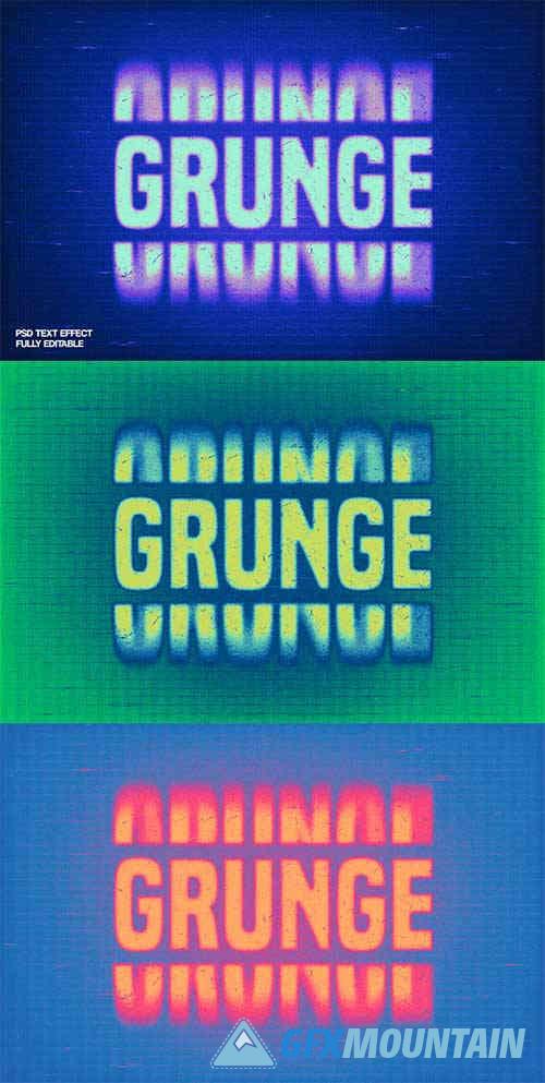 Vibrant Grunge Text Effect