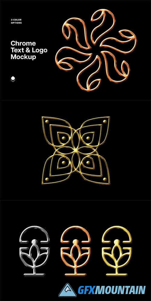 Chrome Metal Text & Logo Effect