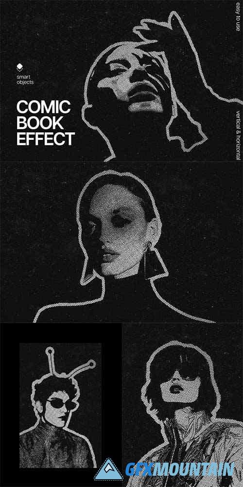 Comic Book B&W Effect