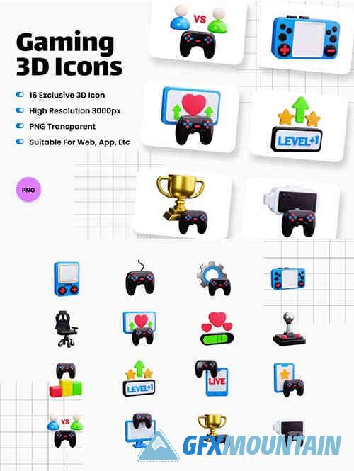 Gaming 3D Render