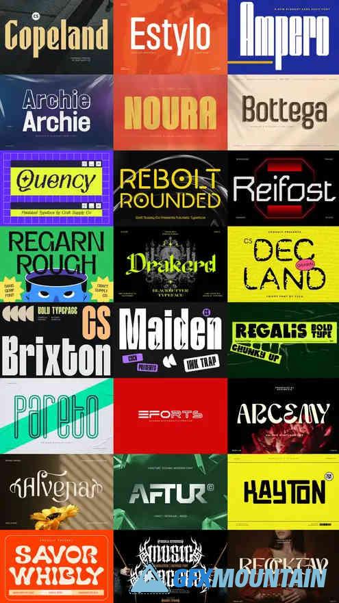 Super Font Collection Bundle