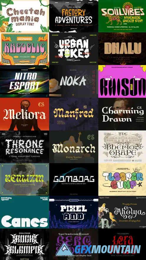 Super Font Collection Bundle