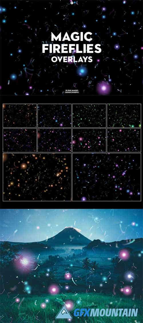 Magic Fireflies Overlays