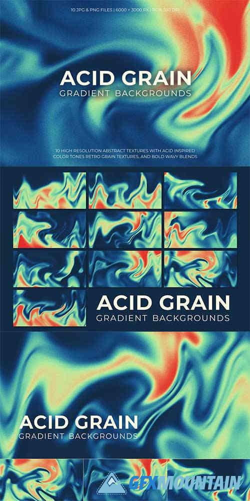 Acid Grain Gradient Backgrounds