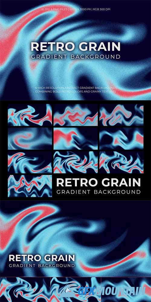 Retro Grain Gradient Backgrounds