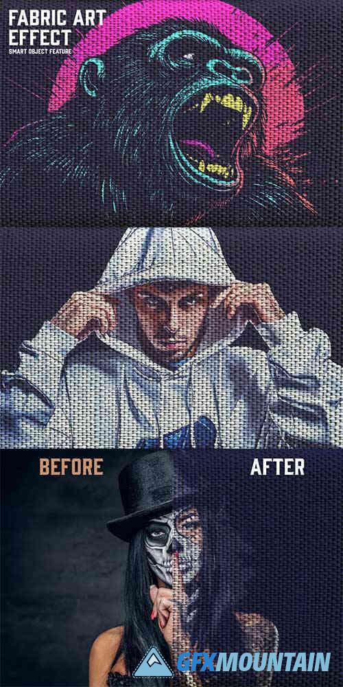 Textile Art Effect