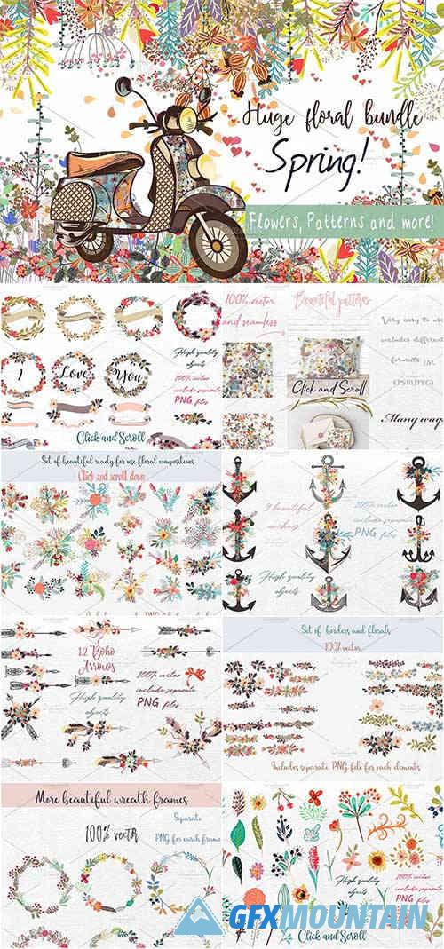 It's spring! Vector and PNG clipart