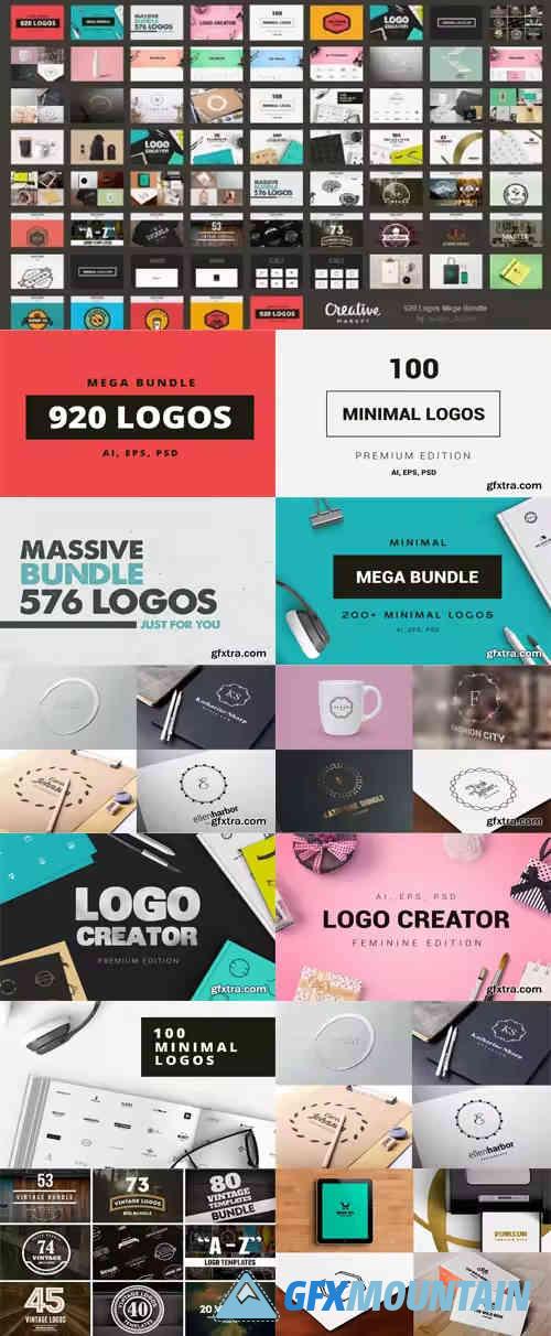 900+ Logos Mega Bundle