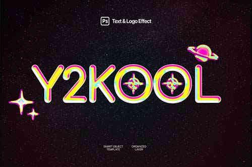 Playful Futuristic Glow Text Effect