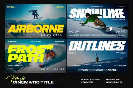 Winter Sport Cinematic Movie Title