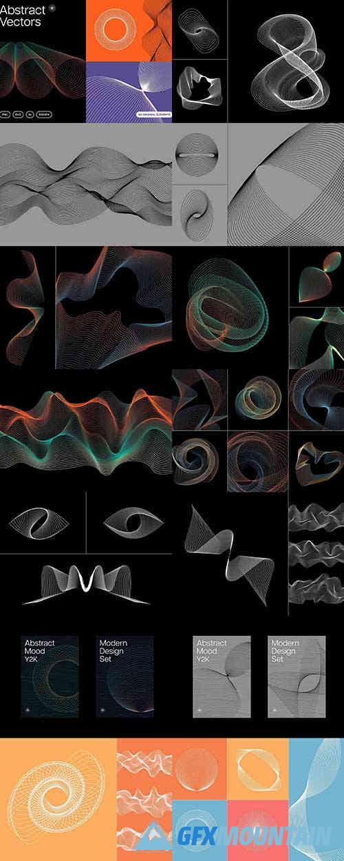 Abstract Twirls Elements Pack