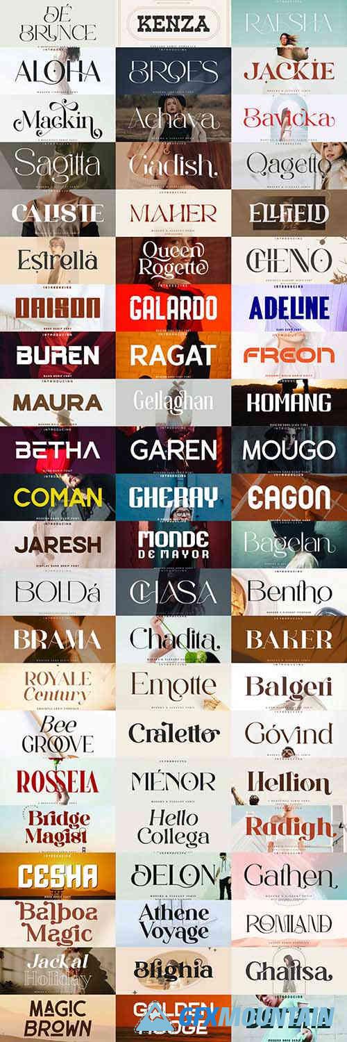 Modern & Classy Font Bundle