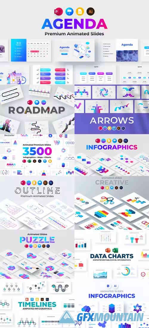 PowerPoint Presentation Templates Collection [Dark/Light]