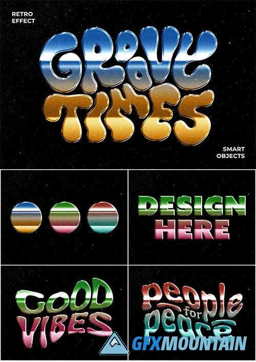 Retro Text & Logo Effect
