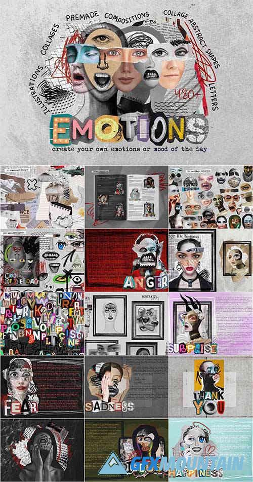 Emotions: Collage & Illustrations
