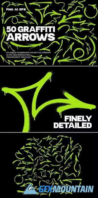 50 Vector Graffiti Arrows